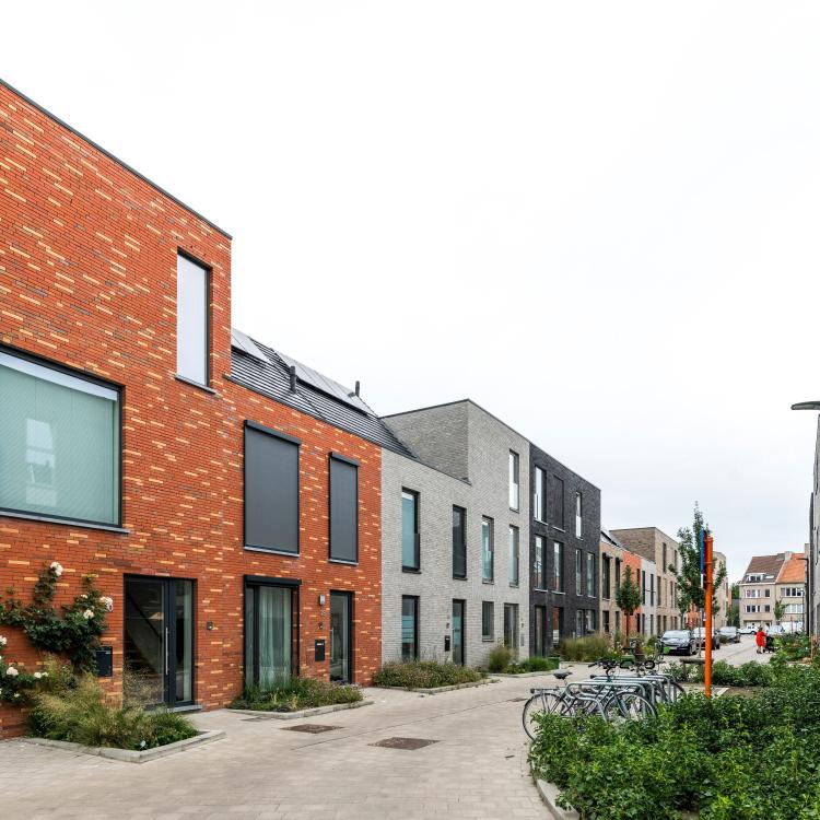 Nouvelle construction maisons familiales à Gent