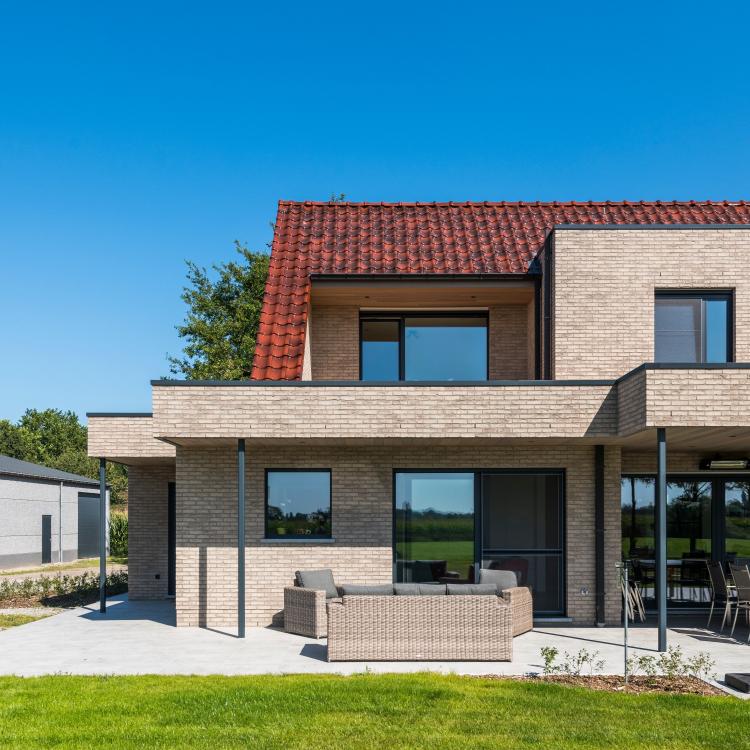 Nouvelle construction maison familiale à Evergem