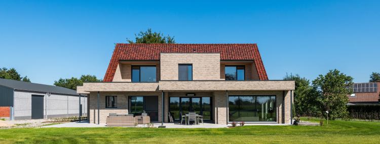 Nouvelle construction maison familiale à Evergem