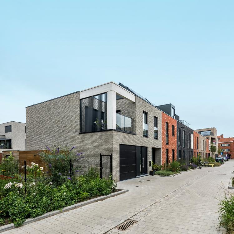 Nouvelle construction maisons familiales à Gent